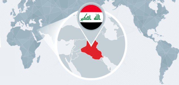 خريطة العراق الطبيعية