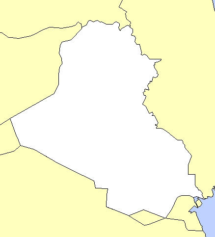 خريطة العراق صماء pdf